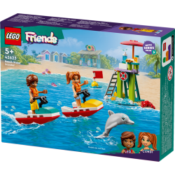 Rettungsschwimmer Aussichtsturm mit Jetskis