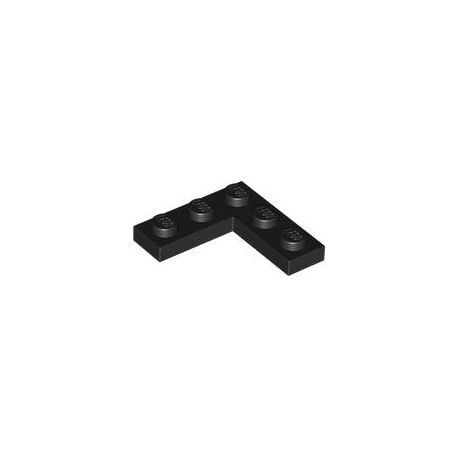 Platte 3x3 Winkel / Ecke, schwarz