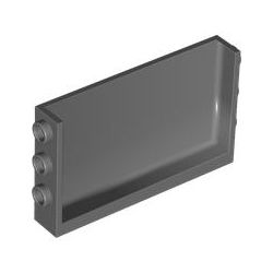 Paneele 1x6x3 mit 6 Seitennoppen, dunkelgrau