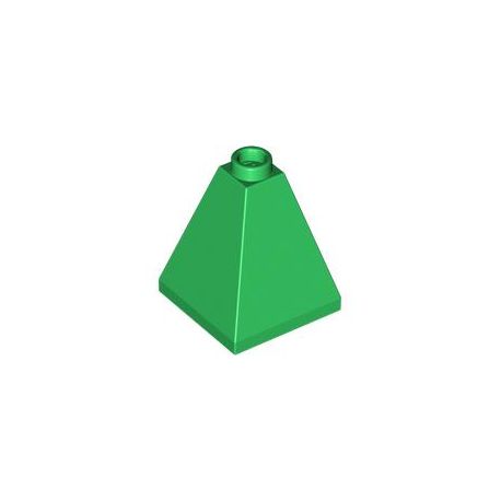 Schrägstein / Pyramide 2x2x2, grün