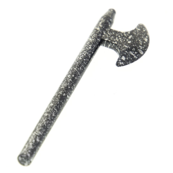 Hellebarde, schwarz-silber gesprenkelt