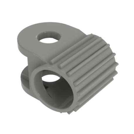 Halter für Lenkstange, achatgrau [Occasion]