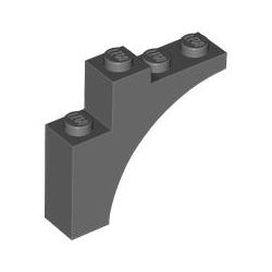 Bogen 1x4x3, dunkelgrau