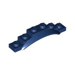 Platte 1x6x1 mit Bogen, dunkelblau