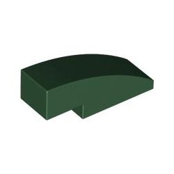 Bogen 1x3, dunkelgrün