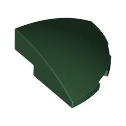 Bogen 3x3x1 viertelrund, dunkelgrün