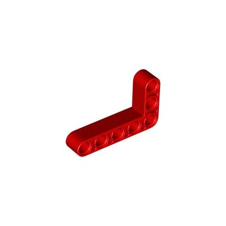Lochbalken 3 x 5 dick, L-Form, rot