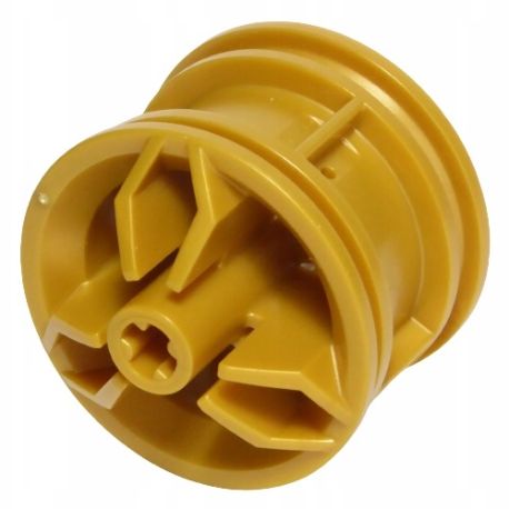 Felge 30.4mm x 20mm mit Achsloch, gold matt