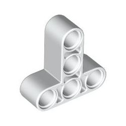 Lochbalken 3x3 dick T-Form, weiss