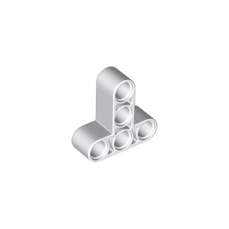 Lochbalken 3x3 dick T-Form, weiss