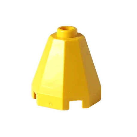 Kegel 2x2x1 2/3 achteckig, gelb [Occasion]