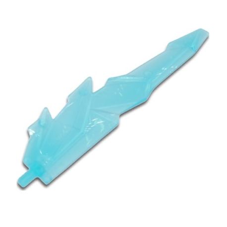 Kristallklinge gross, transparent hellblau