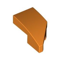 Bogen 2x1, schräg links, orange