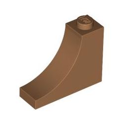 Bogen 1x3x2 invers, hellbraun