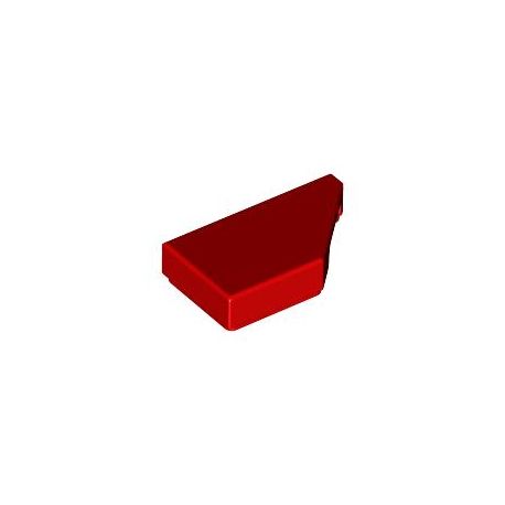 Kachel / Fliese 1x2 schräg rechts, rot