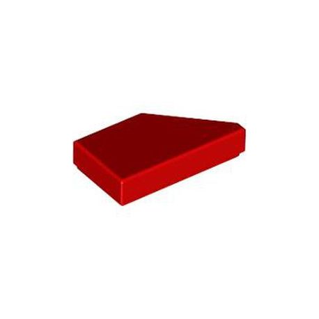 Kachel / Fliese 1x2 schräg links, rot