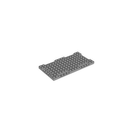 Bodenplatte 8x16x2/3, hellgrau