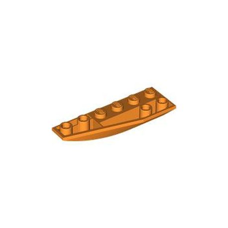 Bogen 6x2 invers, schräg links, orange