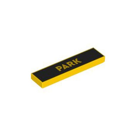 Kachel / Fliese 1x4 "Park", gelb