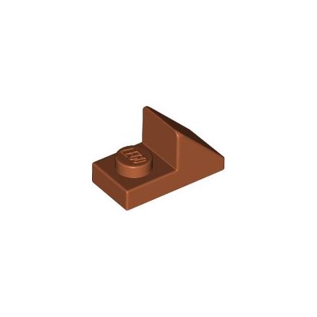 Schrägstein 1x2x2/3 mit Ausschnitt 1x1, dunkelorange