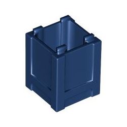 Kiste / Box 2x2x2, dunkelblau