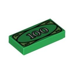 Geldschein / Banknote "100", grün