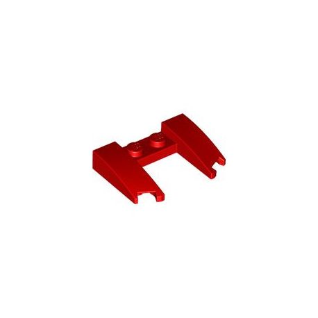 Bogen 4x3x2/3 mit Ausschnitt 2x2, rot