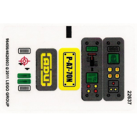 Sticker 7050 Alien Defender