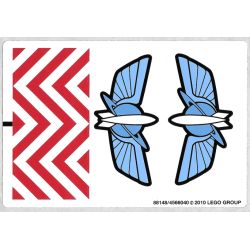 Sticker 7593 Buzz's Star Command Spaceship