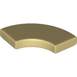 Kachel / Fliese 2x2 - 1/4 Kreis, beige