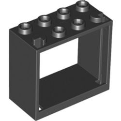 Rahmen 2x4x3, schwarz