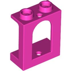 Paneele 1x2x2 mit abgerundetem Fenster, pink