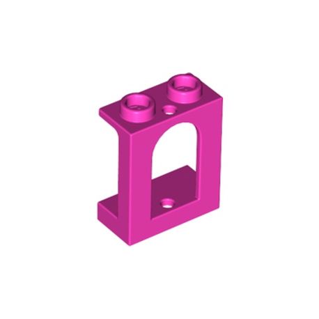 Paneele 1x2x2 mit abgerundetem Fenster, pink