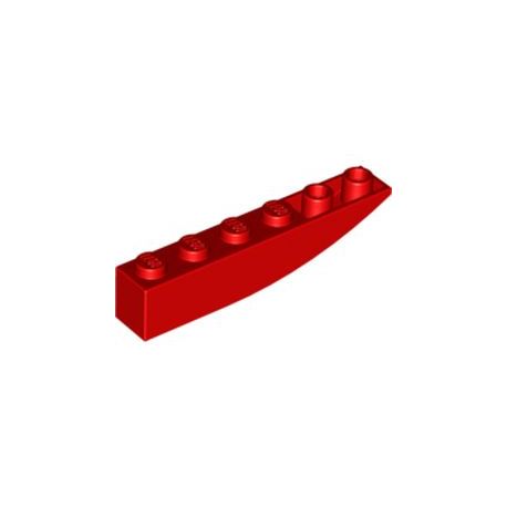 Bogen 1x6 invers, rot