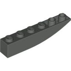 Bogen 1x6 invers, dunkelgrau