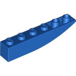 Bogen 1x6 invers, blau