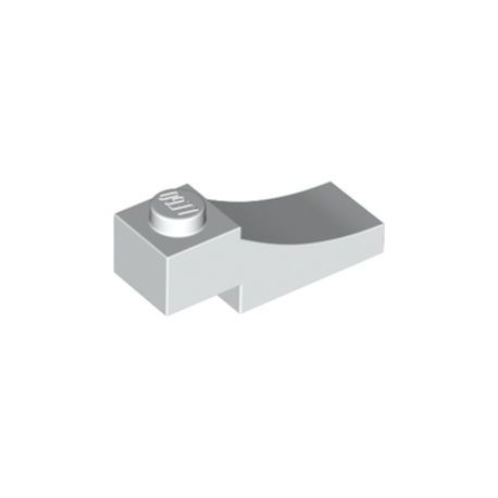 Bogen 1x3 invers, weiss
