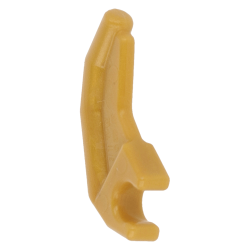 Kralle / Zahn / Horn, gold matt