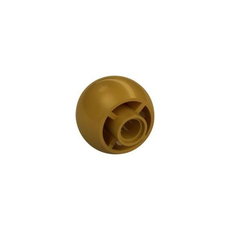 Rad 18mmx14mm mit Pinloch, gold matt