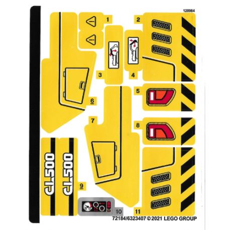 Sticker 42121 Heavy Duty Excavator