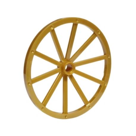 Kutschenrad D. 43mm, gold matt