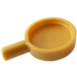 Pfanne / Tiegel, gold matt
