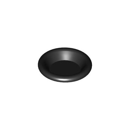 Teller 3x3, schwarz