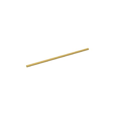 Schlauch steif 3mm x 128mm, gold matt