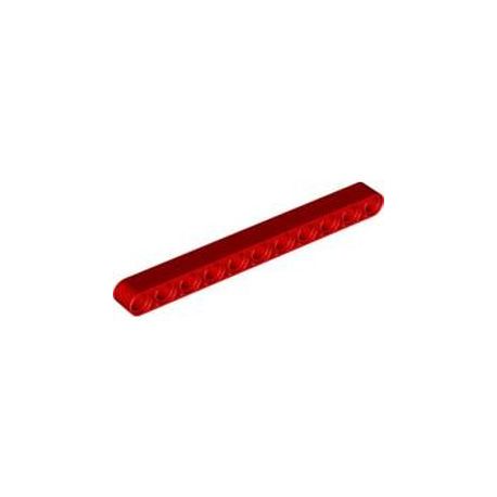 Lochbalken 1 x 11 dick, rot