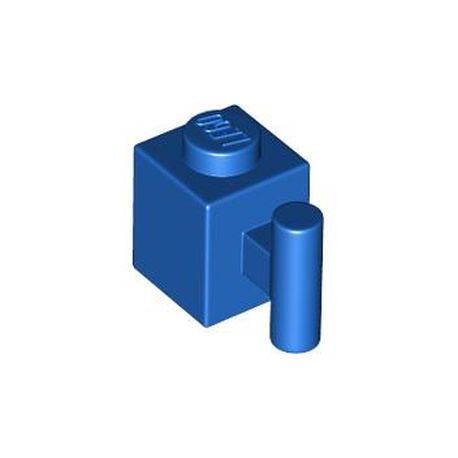 Stein 1x1 mit Griff, blau
