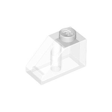 Schrägstein 1x2, transparent