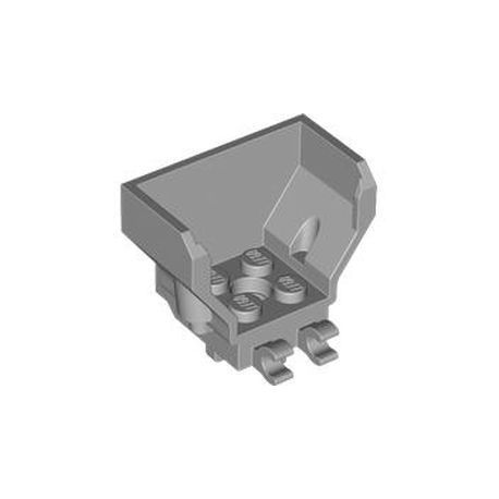 Mech-Sitz / Mech-Cockpit 4x2x3 mit 2 Clips, hellgrau