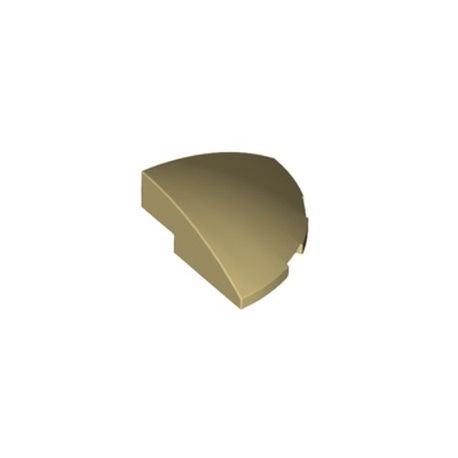 Bogen 3x3x1 viertelrund, beige