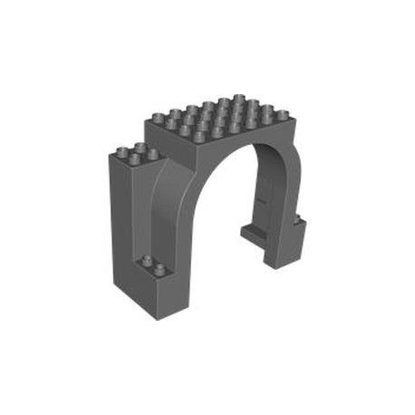 Duplo Tunnelportal, dunkelgrau